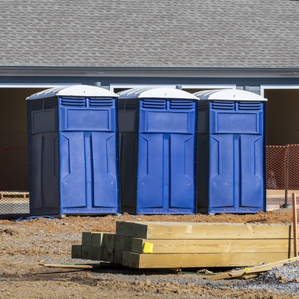 is there a specific order in which to place multiple portable restrooms in Cathcart Washington